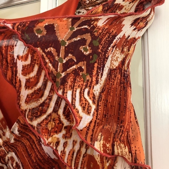 Dressbarn Woman Patterned Maxi Dress size 24W - Picture 8 of 9